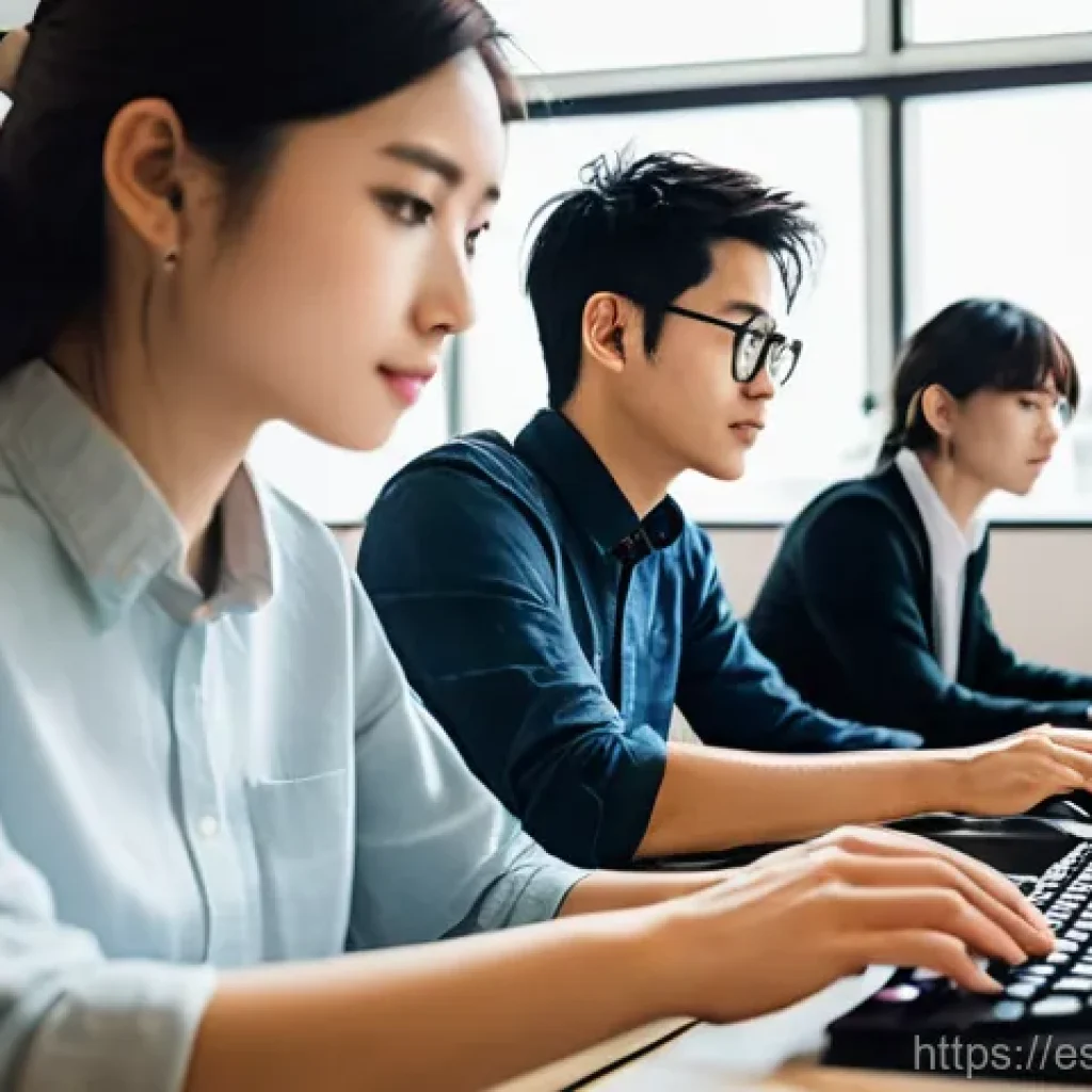 한글화된 고전 일본 게임 리스트 - **Prompt:** "A diverse group of professional game localizers, fully clothed in smart casual attire, ...