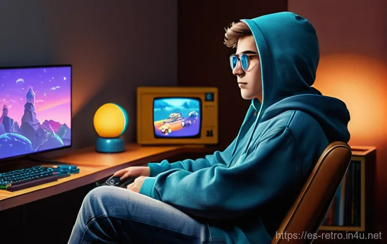 19801990년대 게임 광고 사례 - **Console Rivalry: Iconic Mascots in Action**
    A dynamic and energetic illustrative scene reminis...